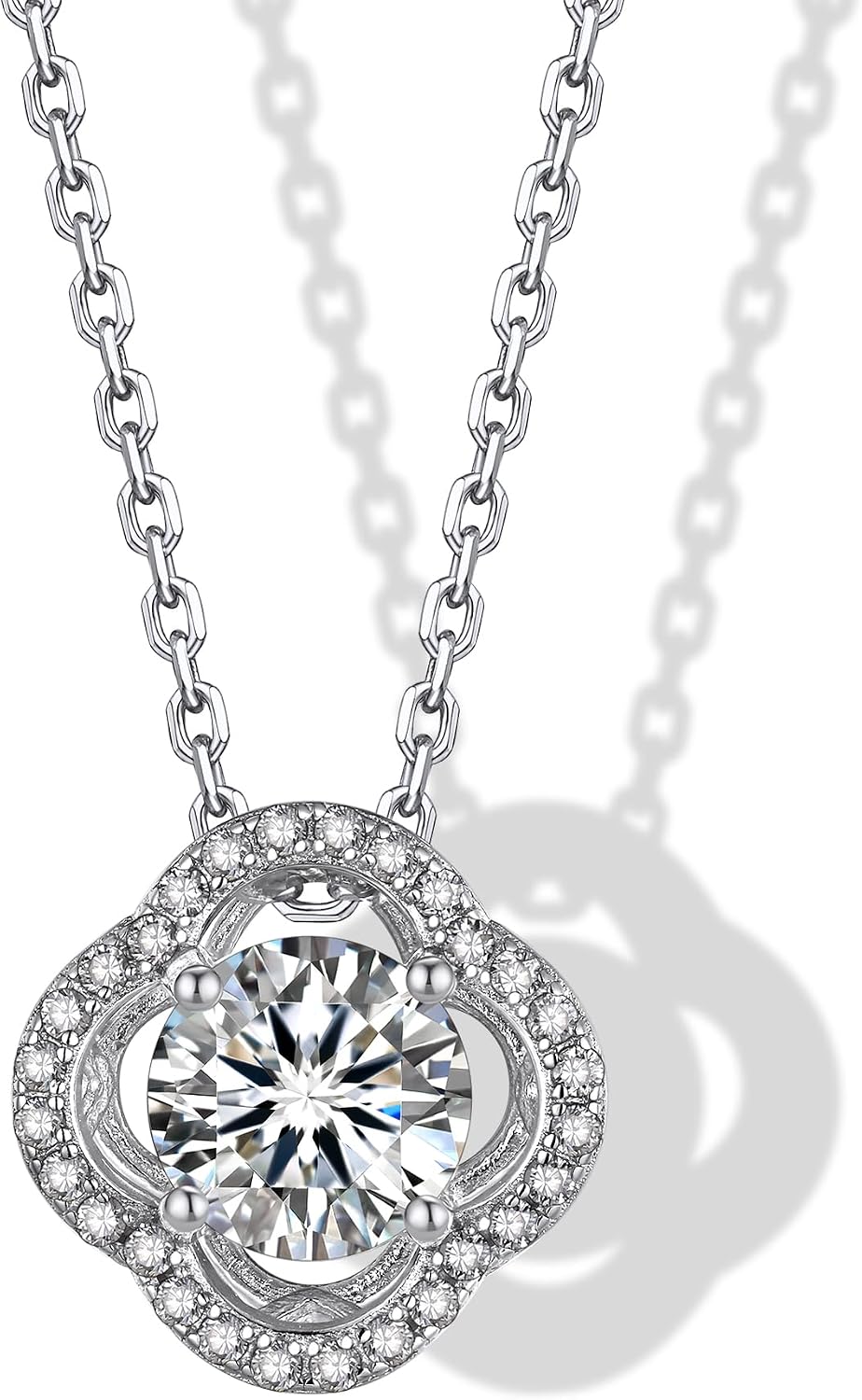 Detalle de MomentWish Moissanite 1 carat Collier femme