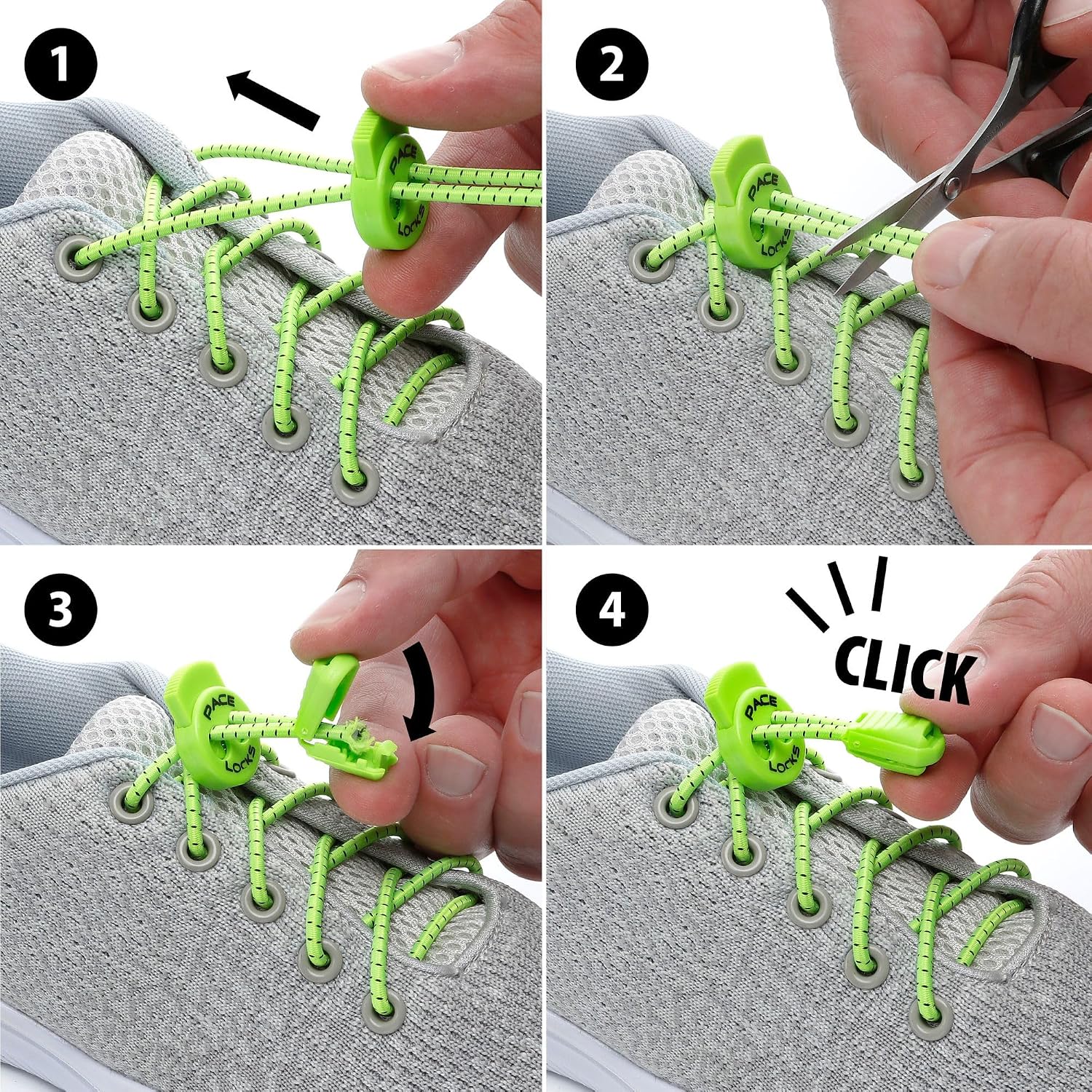 Detalle de ALPHAPACE Pace Locks lacets élastiques 120 cm