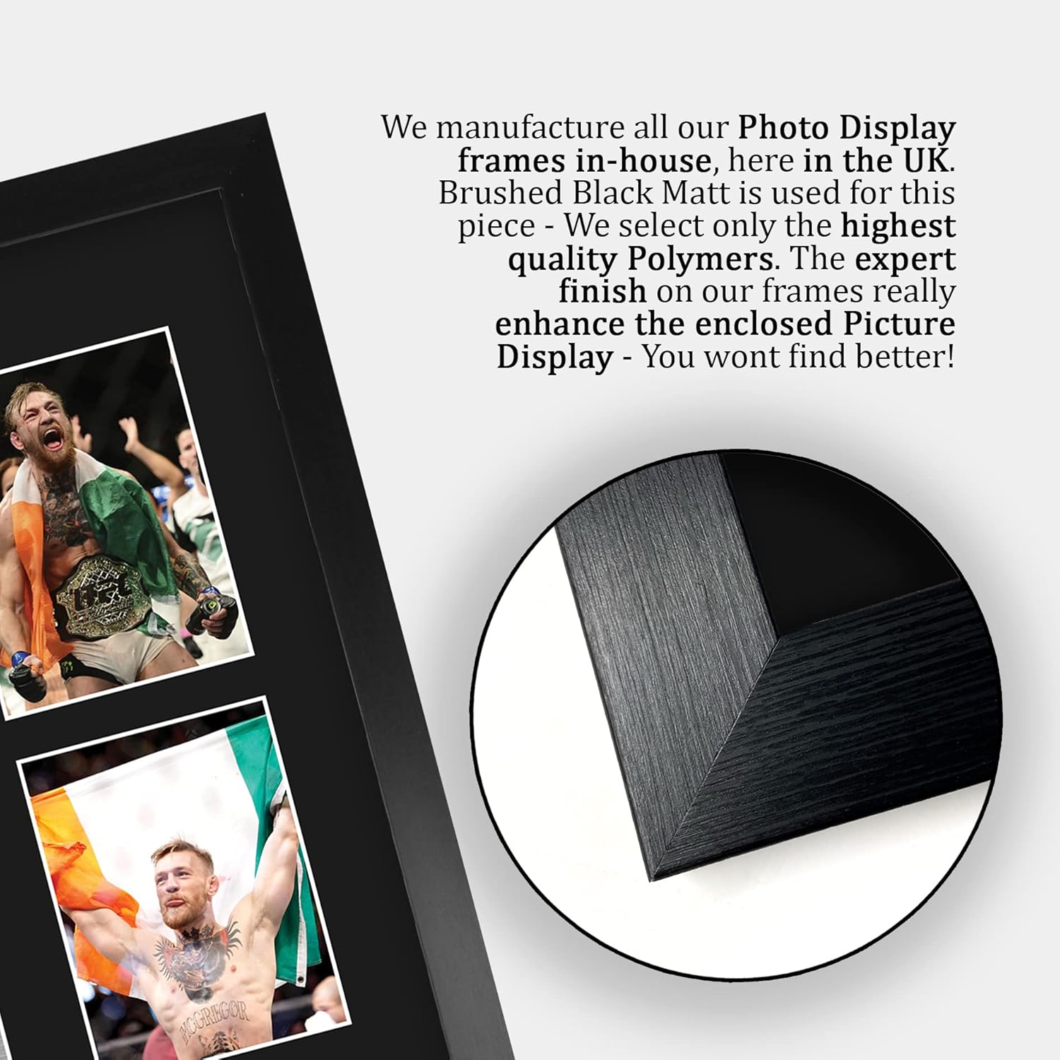 Thumbnail 5 de HWC Trading FR A3 Conor McGregor framed signed autograph picture for UFC memorabilia fans (A3)
