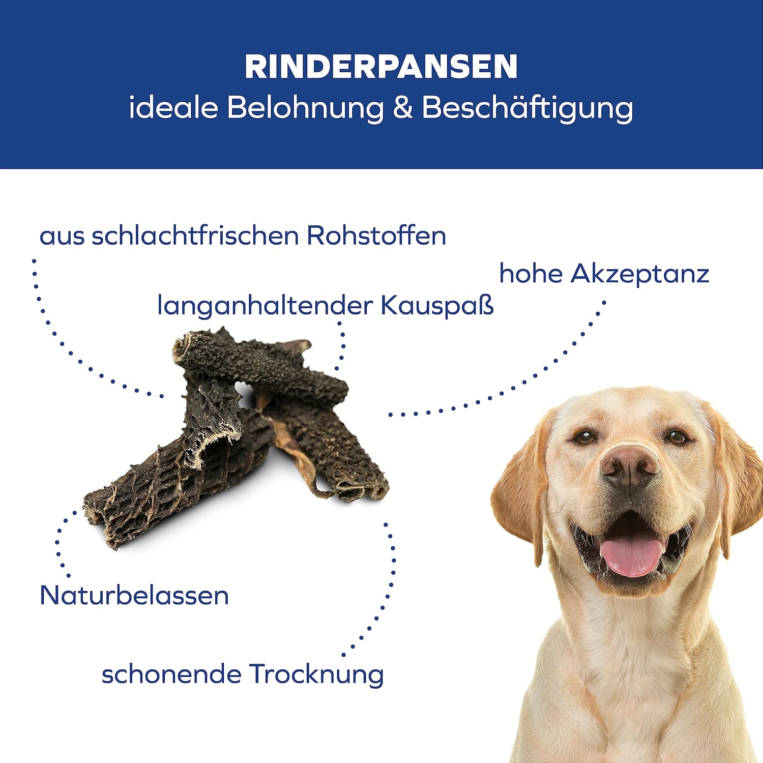 Detalle 2 de Tiernahrung Schwenner Rinderpansen 1000 g