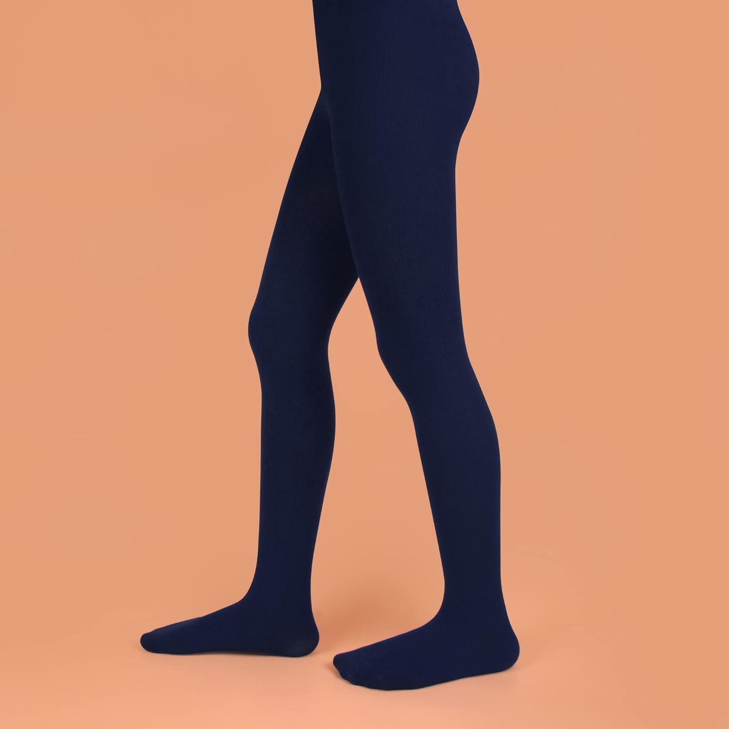 Detalle 2 de Libella Lot de 3 collants pour enfants garçons – coton tricoté, uni, 2710