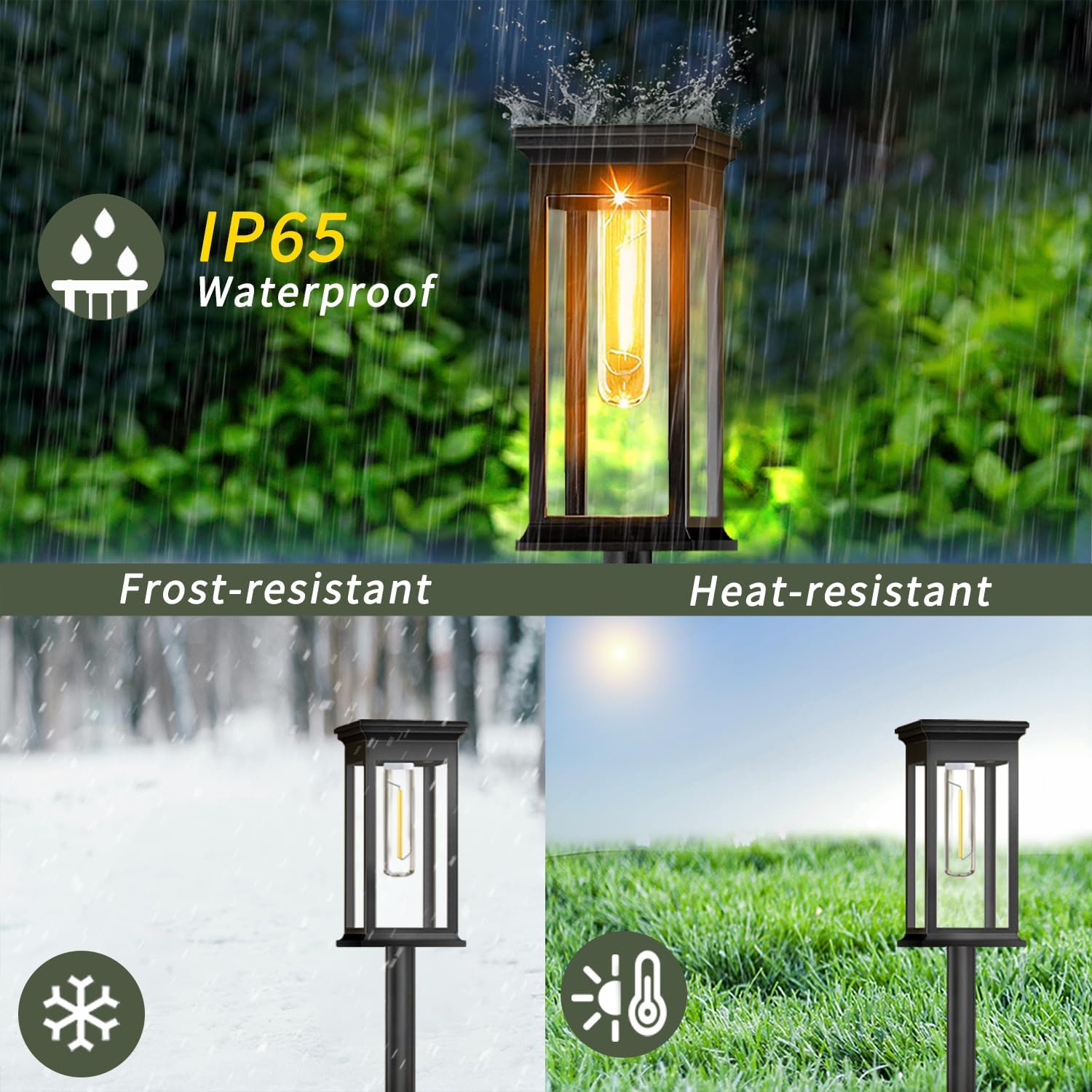 Detalle 2 de GTYZZH Solar Lights Outdoor Garden 6-Pack