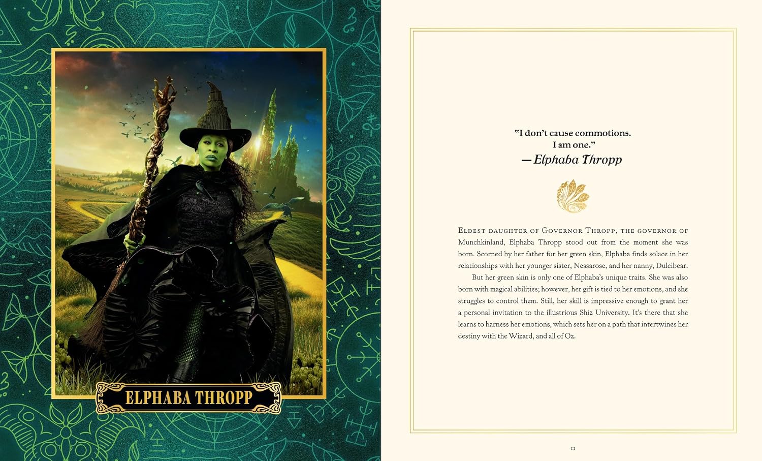 Detalle de Wicked: The Faces & Places of Oz – boek over personages en locaties