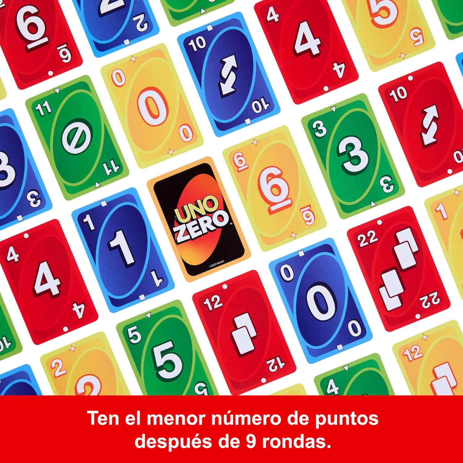 Thumbnail 2 de Mattel Games UNO Zero JLK16, juego de cartas 2–8 jugadores 🎲