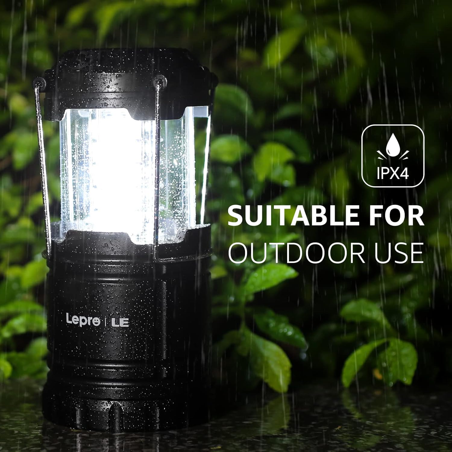 Detalle 2 de Lepro Collapsible Camping Lanterns pack of 4 🔦