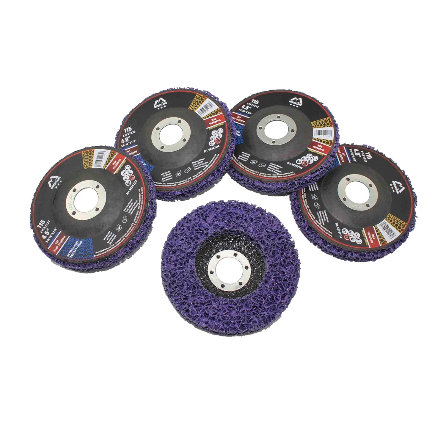 Thumbnail 4 de Merryland Strip Disc 4.5" Rust Remover Wheel 🛠