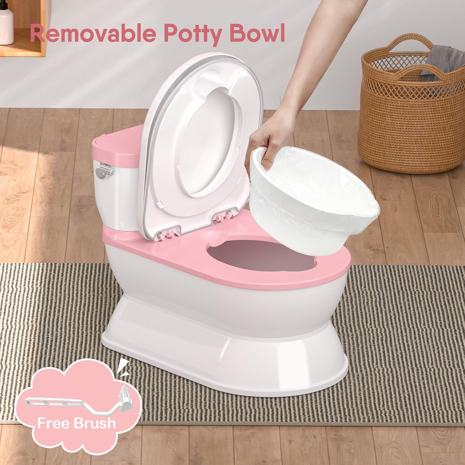 Detalle 1 de CheerTry Toddler Potty Chair with Detachable Seat