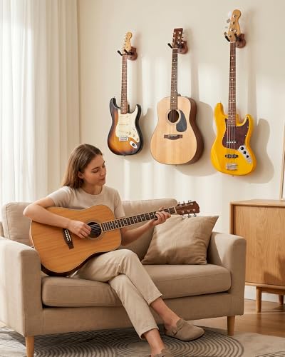 Thumbnail 6 de New Bee Soporte de Guitarra de Pared con Gancho en U y Base de ABS
