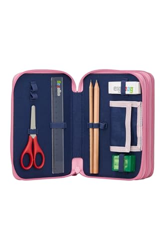 Detalle de ergobag Maxi Mäppchen Set 40-Teilig, Lyra Farbenvielfalt & Filzstifte – Pink
