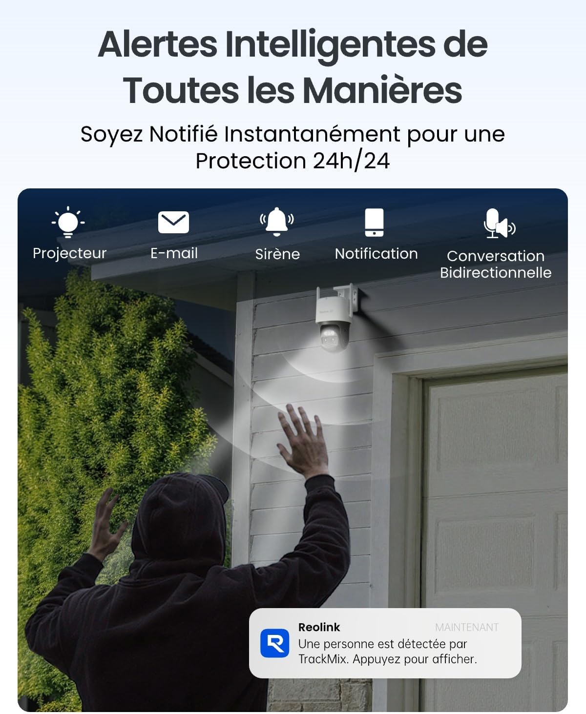 Thumbnail 6 de Reolink 4K PTZ Camera Solaire WiFi extérieure avec suivi auto et zoom 8X