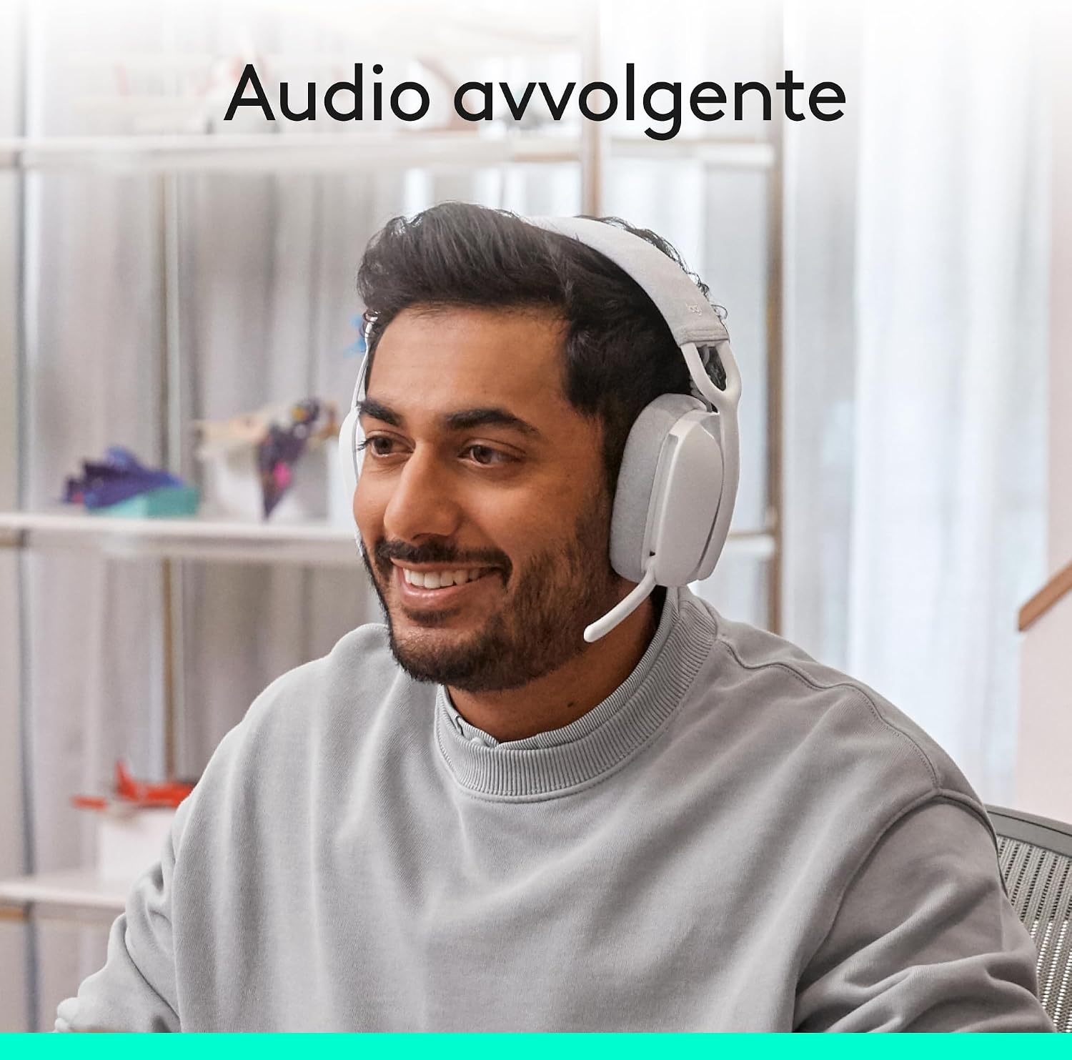 Thumbnail 4 de Logitech Zone Vibe 100 cuffie wireless over-ear leggere