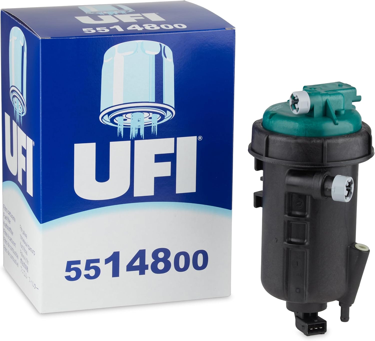 Detalle de UFI Filters 55.148.00 filtre diesel 233 mm