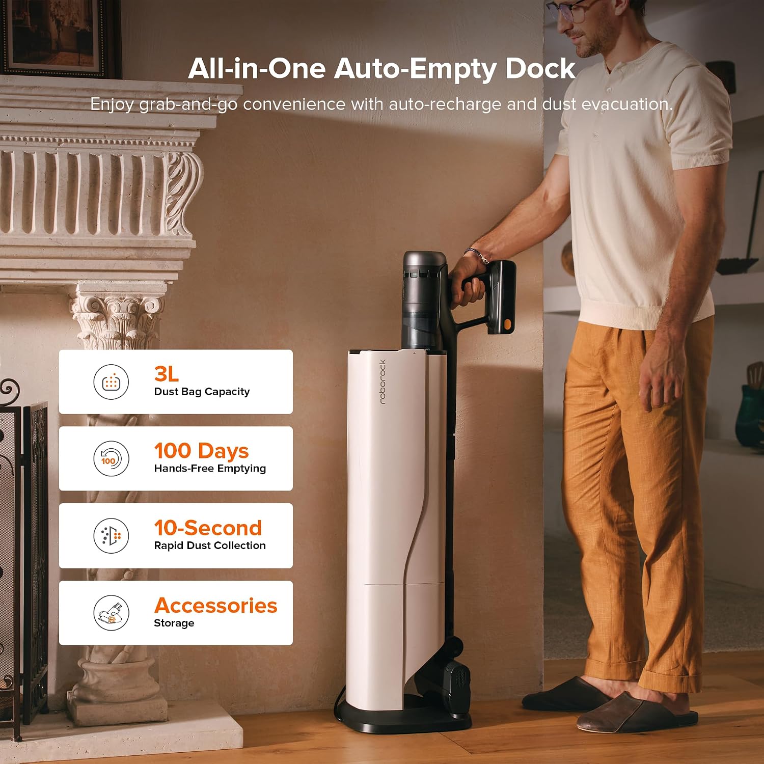 Detalle 2 de Roborock cordless stick vacuum H60