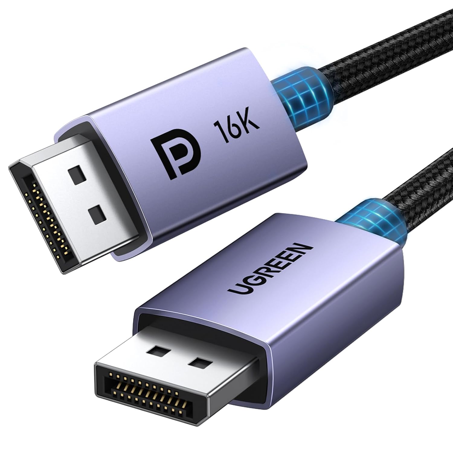 Detalle de UGREEN DisplayPort 2.1 cable 3m 240Hz