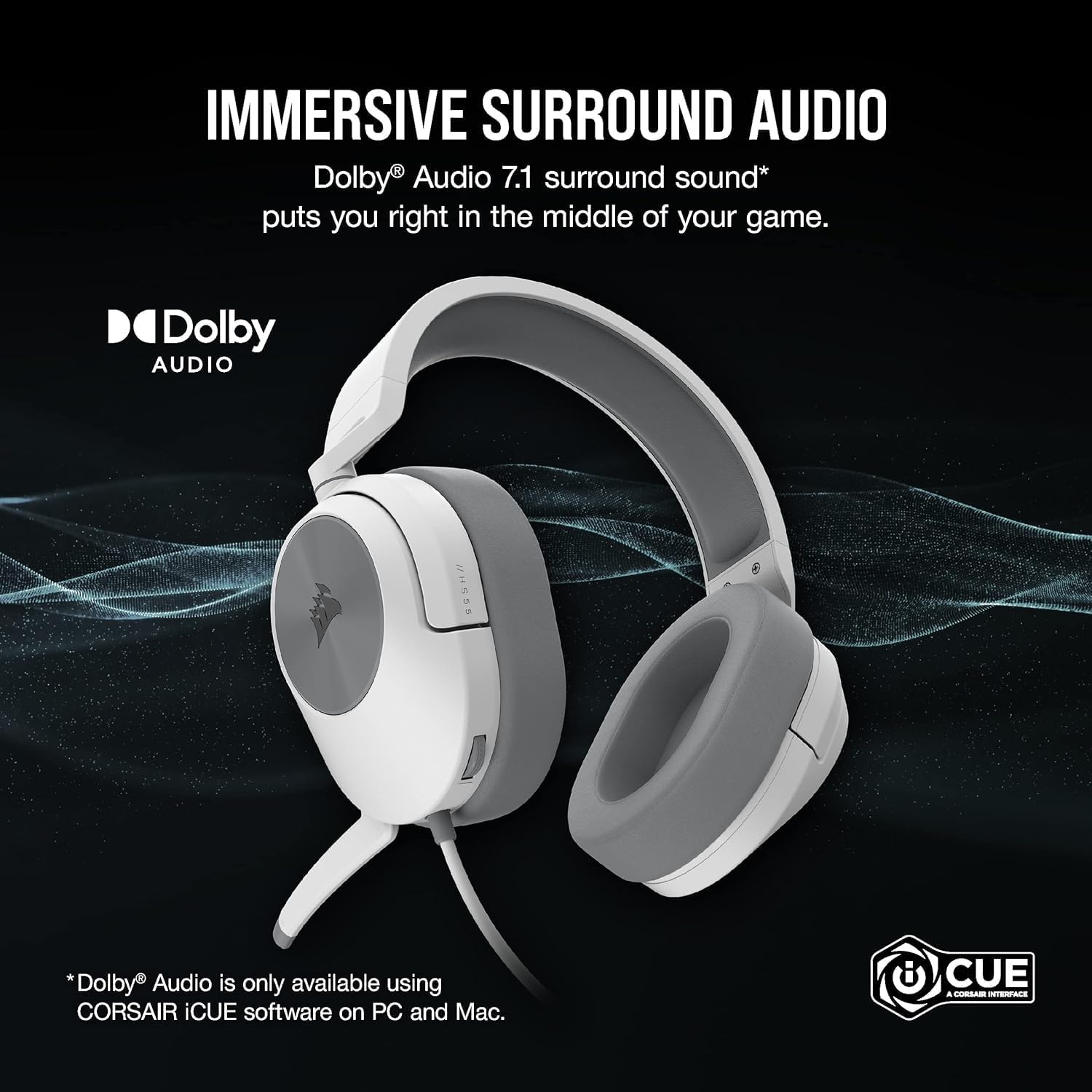 Thumbnail 2 de Corsair HS55 SURROUND Dolby 7.1 wired gaming headset