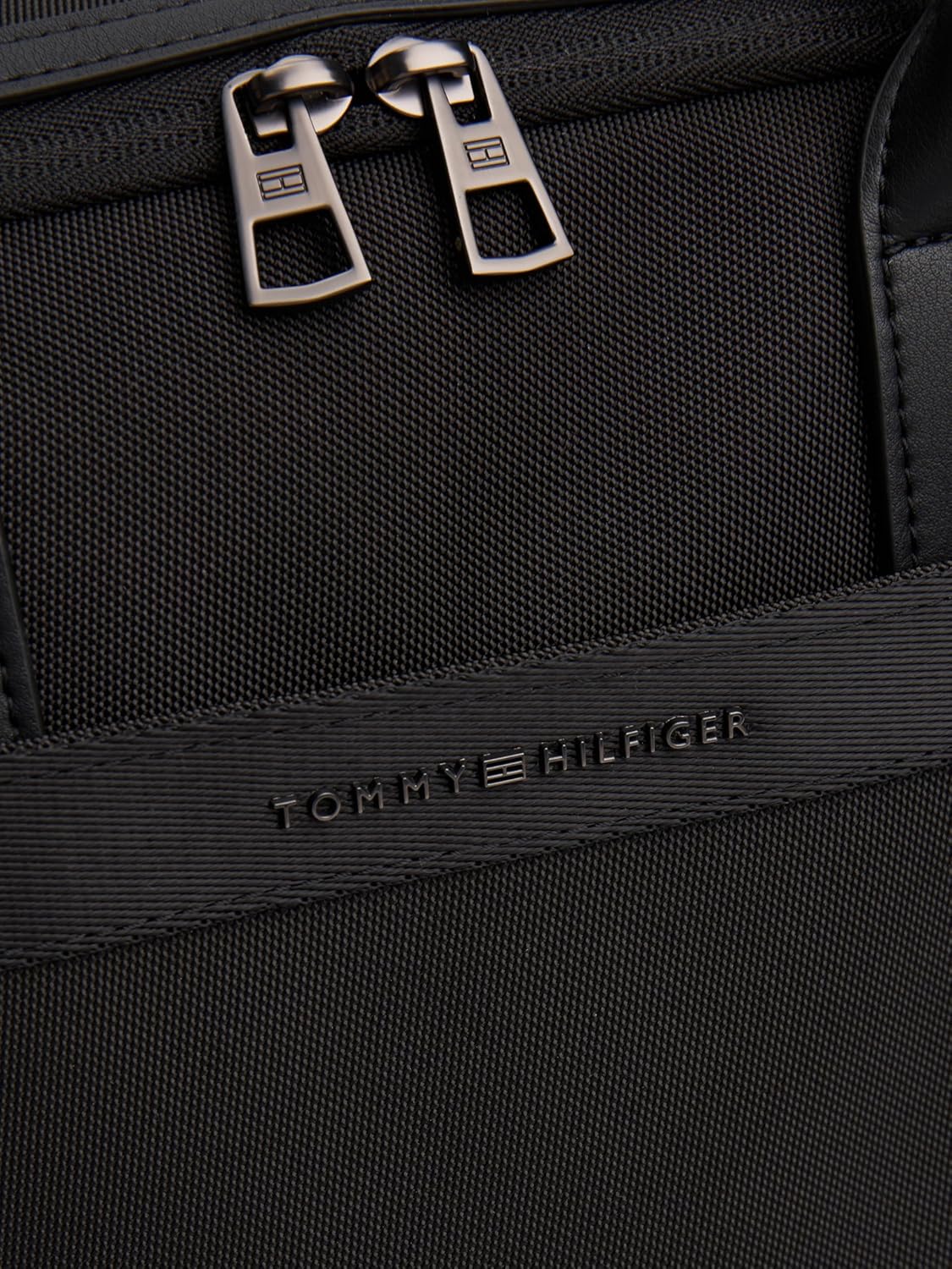Thumbnail 3 de Tommy Hilfiger Uomo Borsa Laptop Travel in nylon con manici e tracolla, Nero (Black) – taglia unica