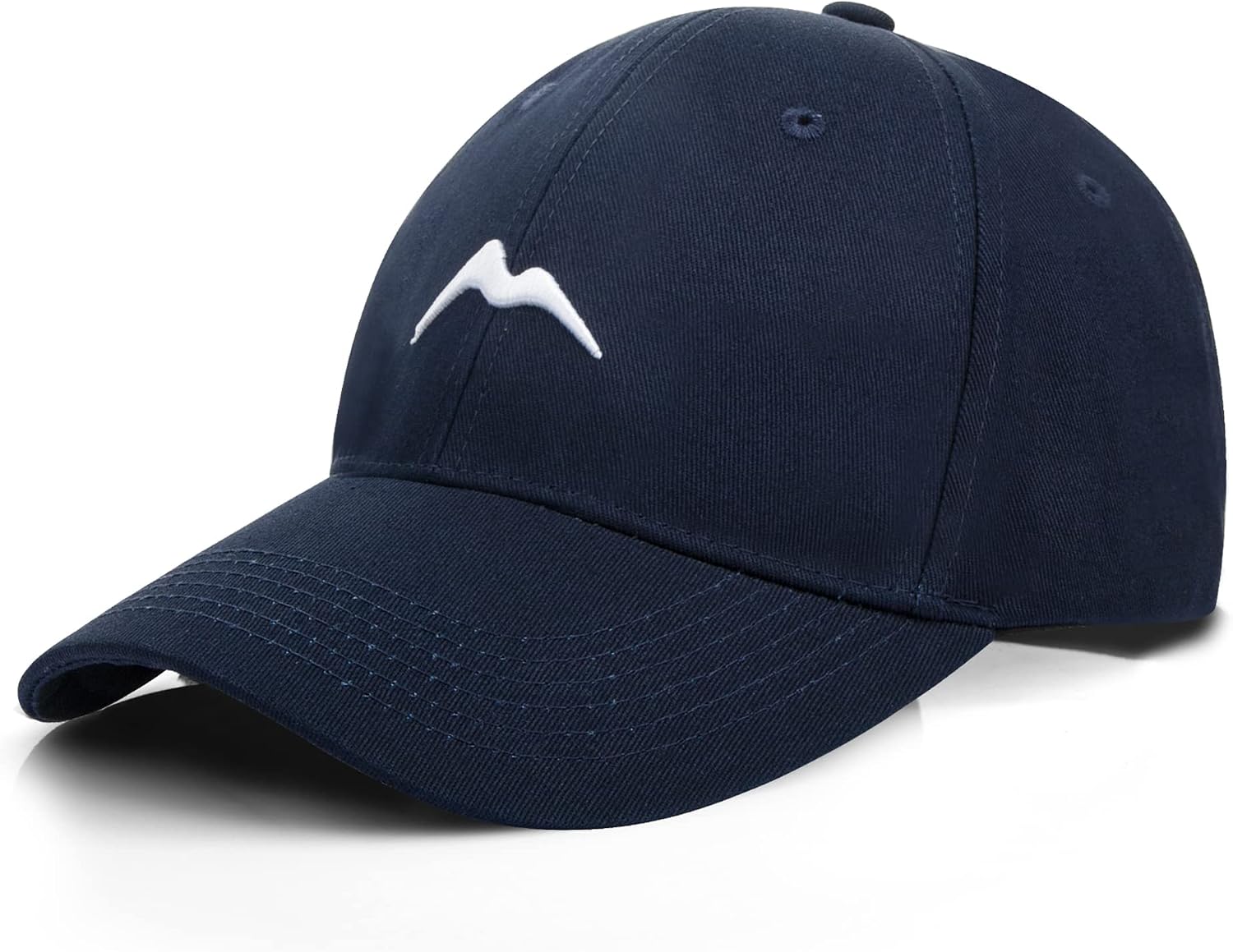 Detalle de Momoshe Cap: 100% Baumwolle Baseballkappe, verstellbar und atmungsaktiv – Uni-Größe (53–62 cm)