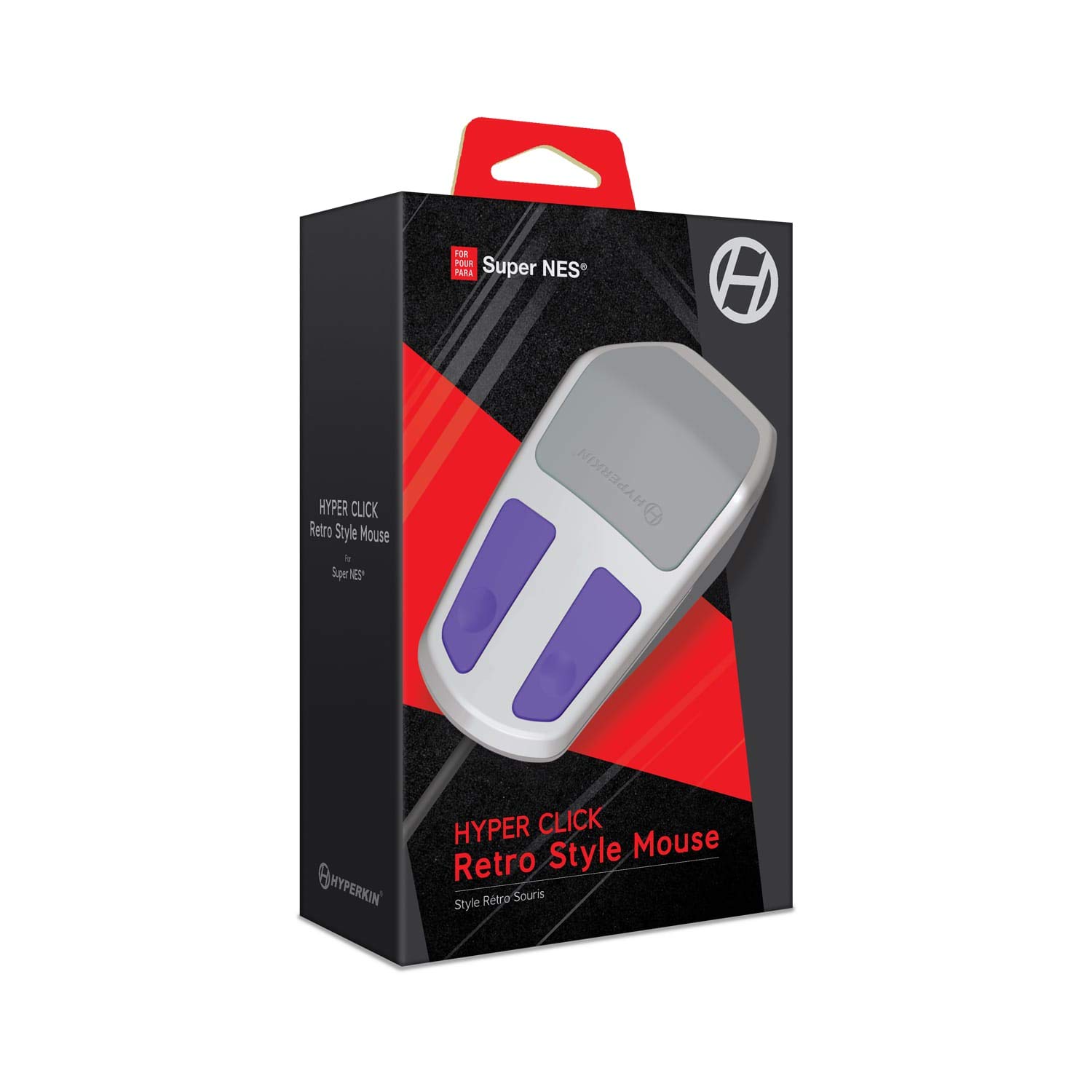 Thumbnail 1 de Hyperkin Hyper Click M07208 Retro-Style Mouse for Super NES, Gray and Purple