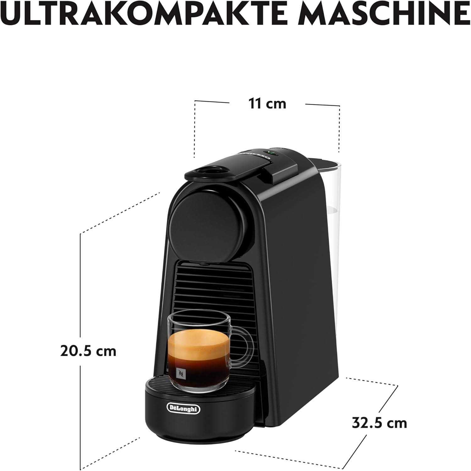 Thumbnail 3 de Nespresso De’Longhi Essenza Mini EN85.B – kompakte Kapselmaschine schwarz