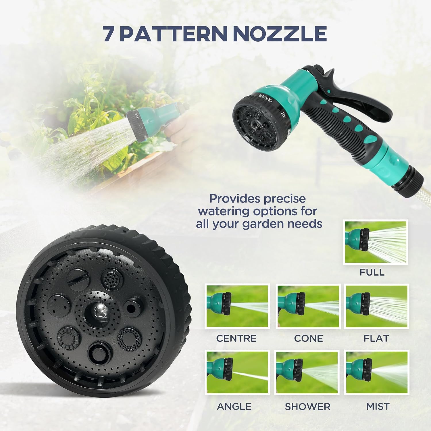 Thumbnail 6 de Outsunny 84H-323V01GN Retractable Hose Reel, 20m Hose, 180° Swivel
