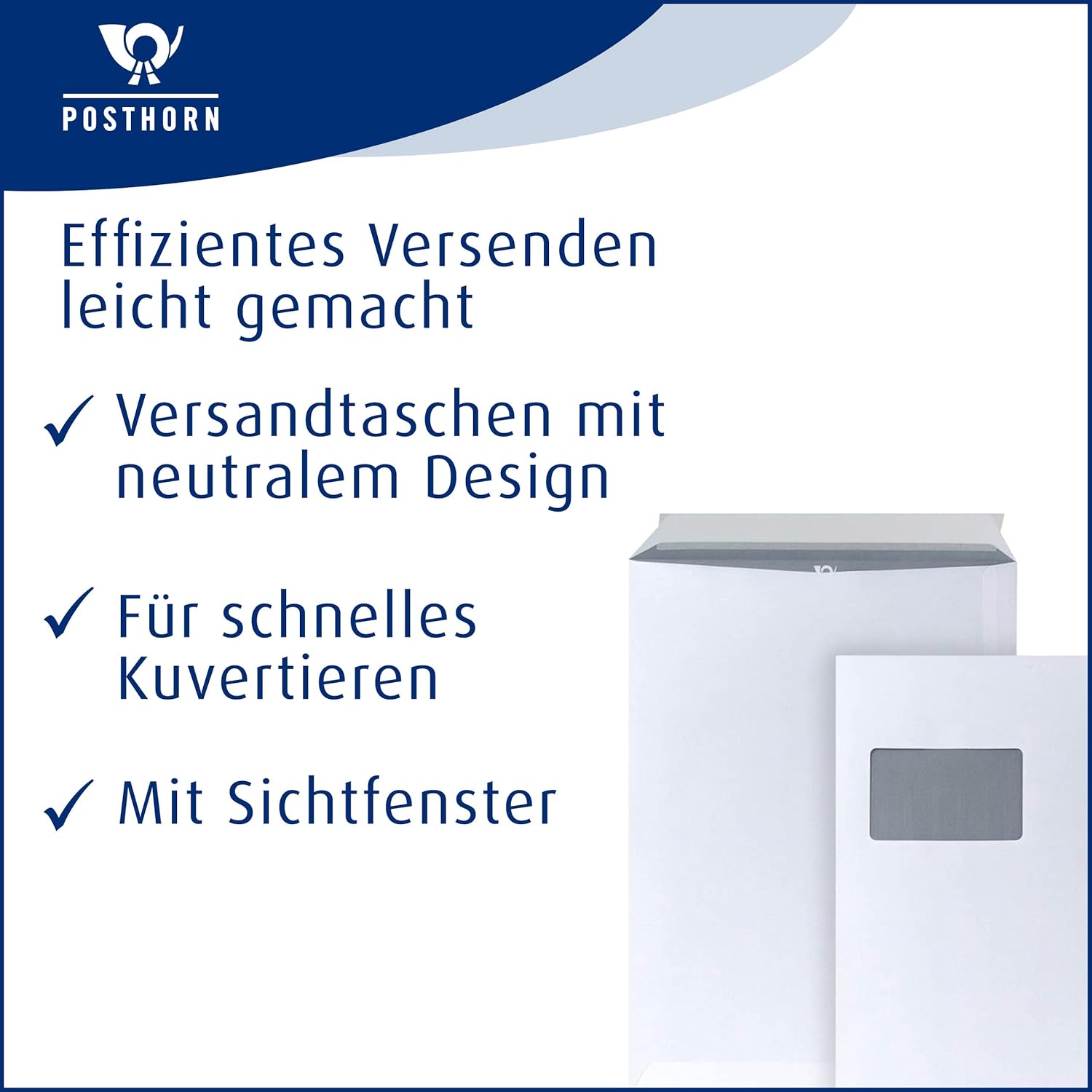 Thumbnail 1 de POSTHORN Versandtaschen C4 250 Stück 📦