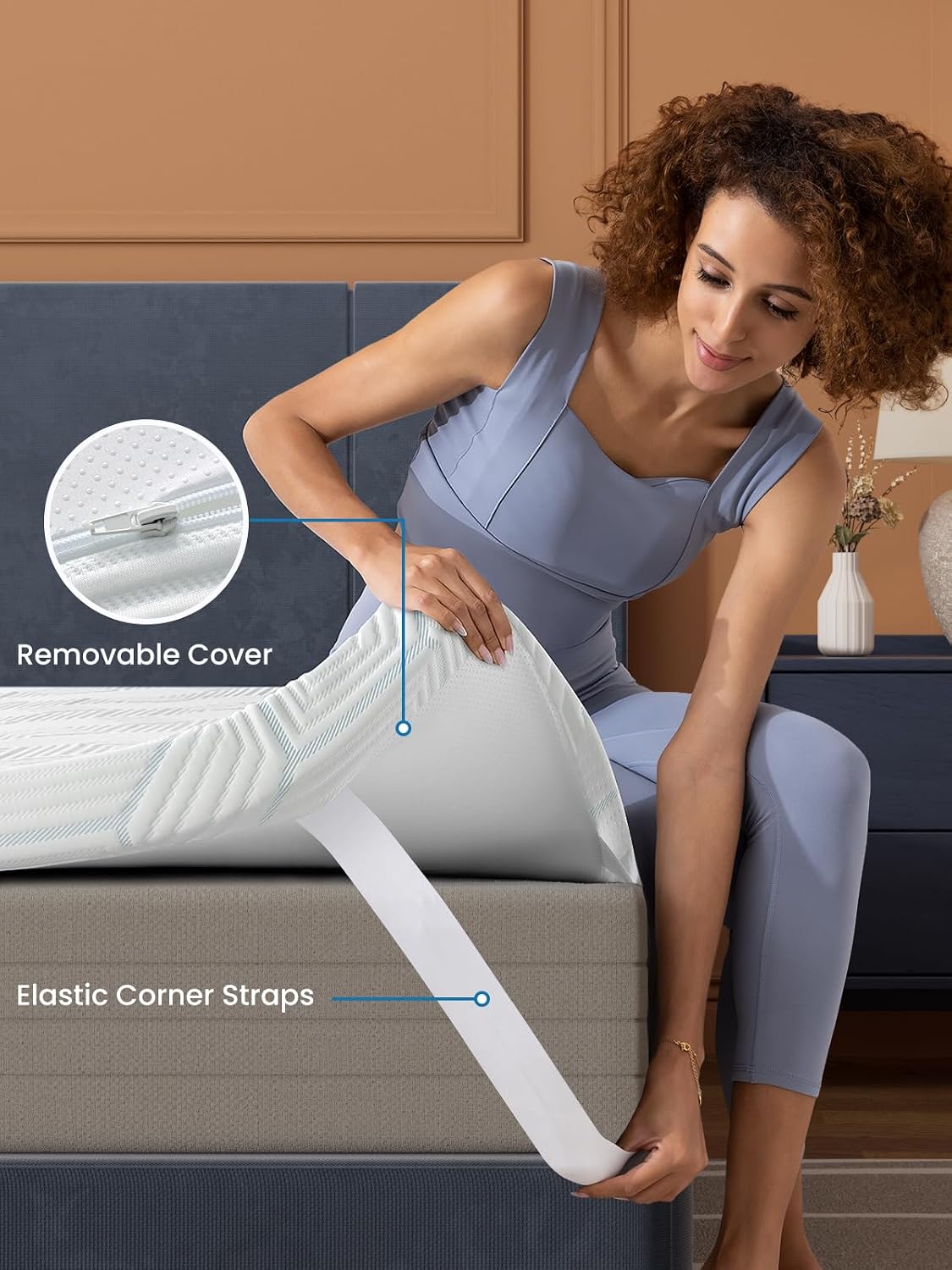 Detalle 2 de BedStory Queen Mattress Topper