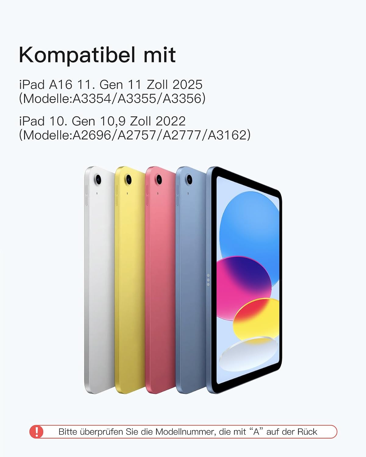 Detalle 2 de Inateck N0029 Hülle mit Tastatur 280 mAh