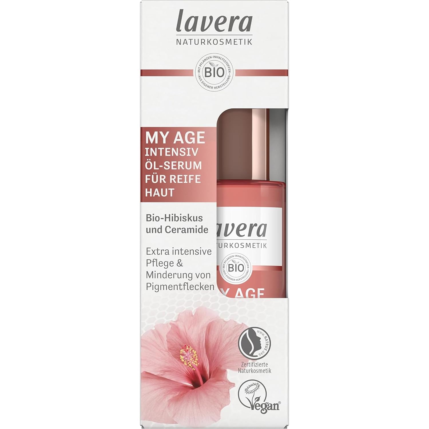 Thumbnail 5 de lavera MY AGE Öl-Serum gegen Pigmentflecken (30 ml) – vegan & NATRUE-zertifizierte Naturkosmetik