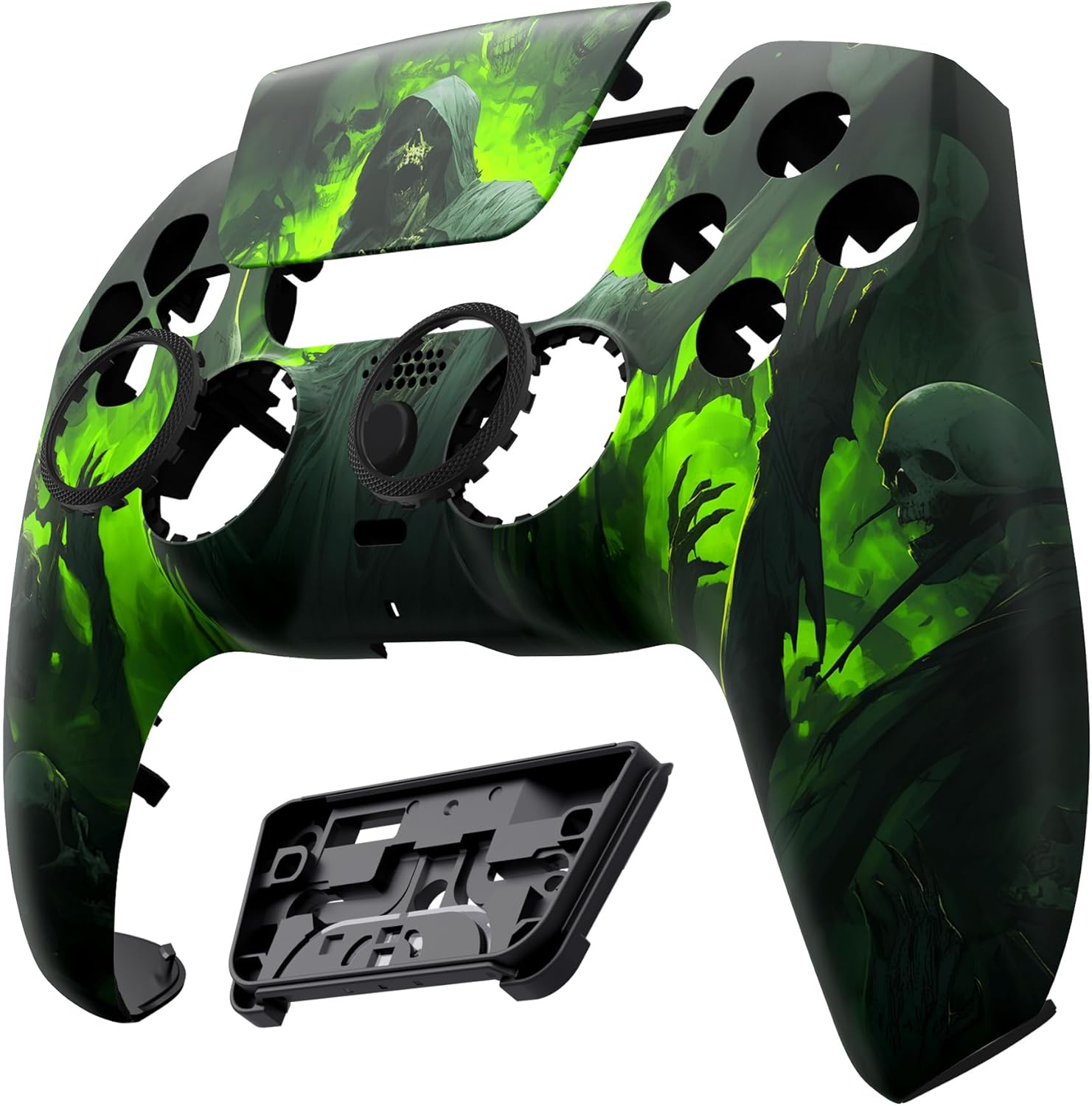 Thumbnail 4 de eXtremeRate LUNA Redesigned Front Shell Touchpad for PS5 Controller (BDM-010/020/030/040/050) – Dark Carnival