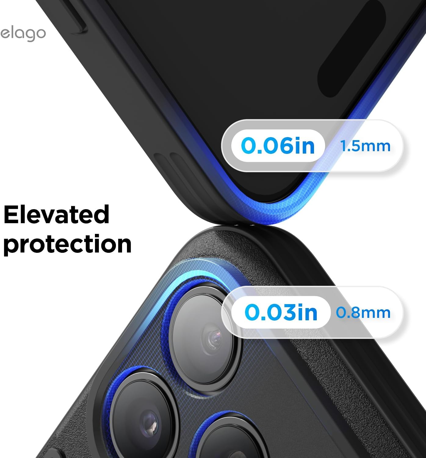 Thumbnail 6 de elago ES17MSAMST63PRO-BK Magnetic Ring Stand Case for iPhone 17 Pro and 18 Pro