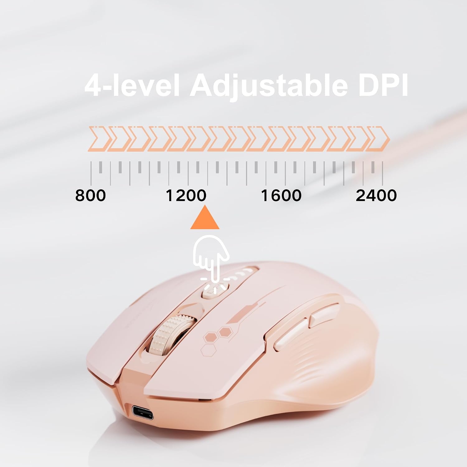 Thumbnail 3 de Uineer Bluetooth Mouse 4 DPI levels