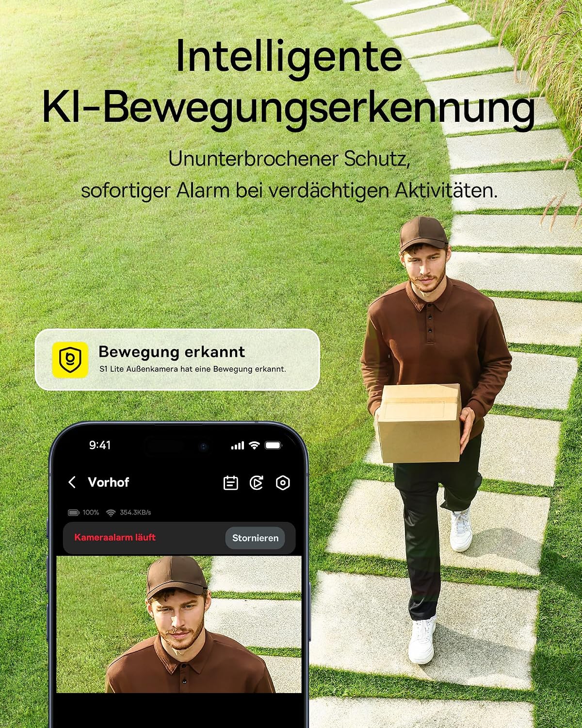 Thumbnail 4 de Baseus S1 Lite Solocam Außenkamera 2K
