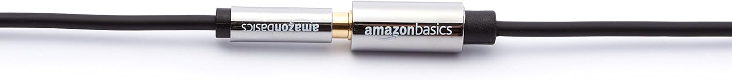 Thumbnail 3 de Amazon Basics rallonge audio stéréo 3,5 mm mâle vers femelle, 7,6 m (noir)