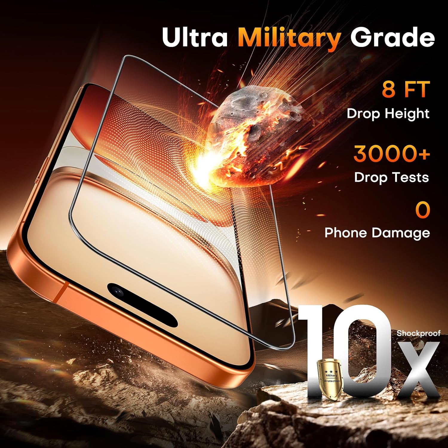 Thumbnail 4 de TOCOL Screen Protector for iPhone 17, 2 Pack