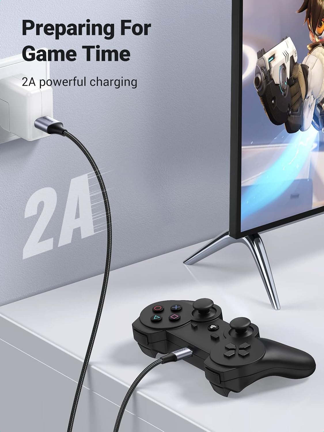Detalle 2 de UGREEN Mini USB to Mini B Cable 2M