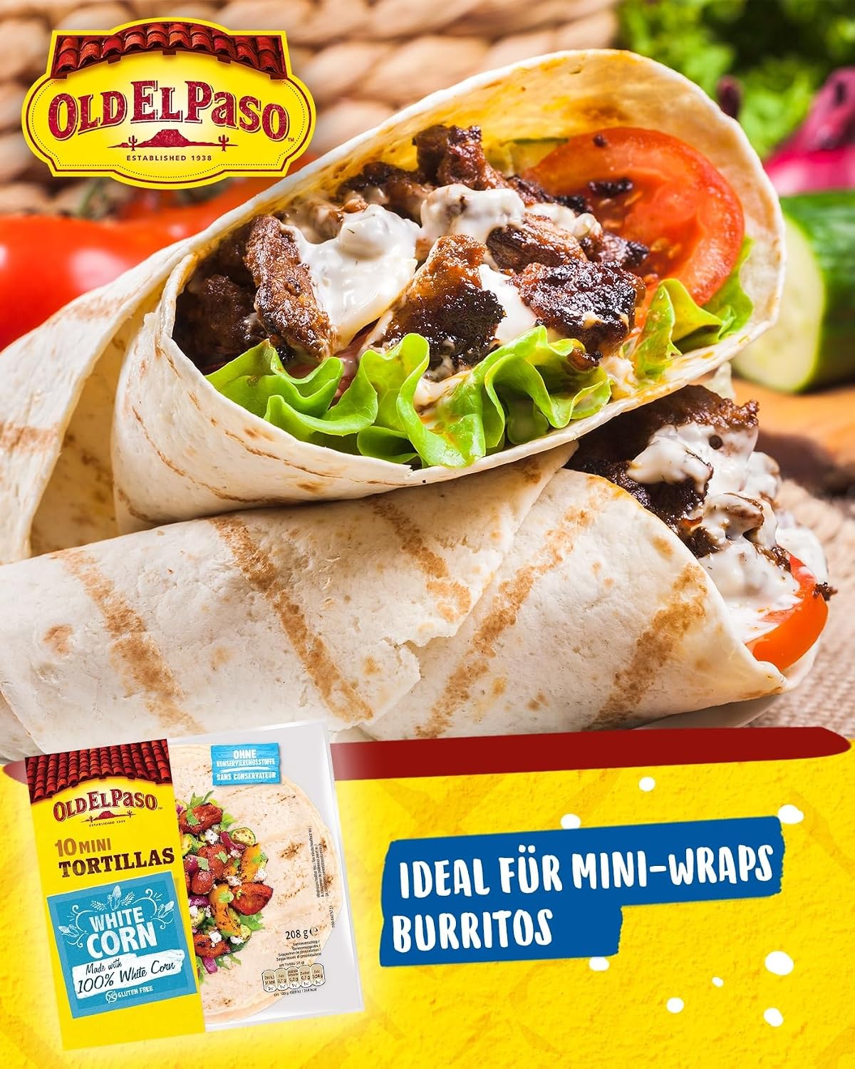Detalle 1 de Old El Paso Tortillas 208 g 🌮