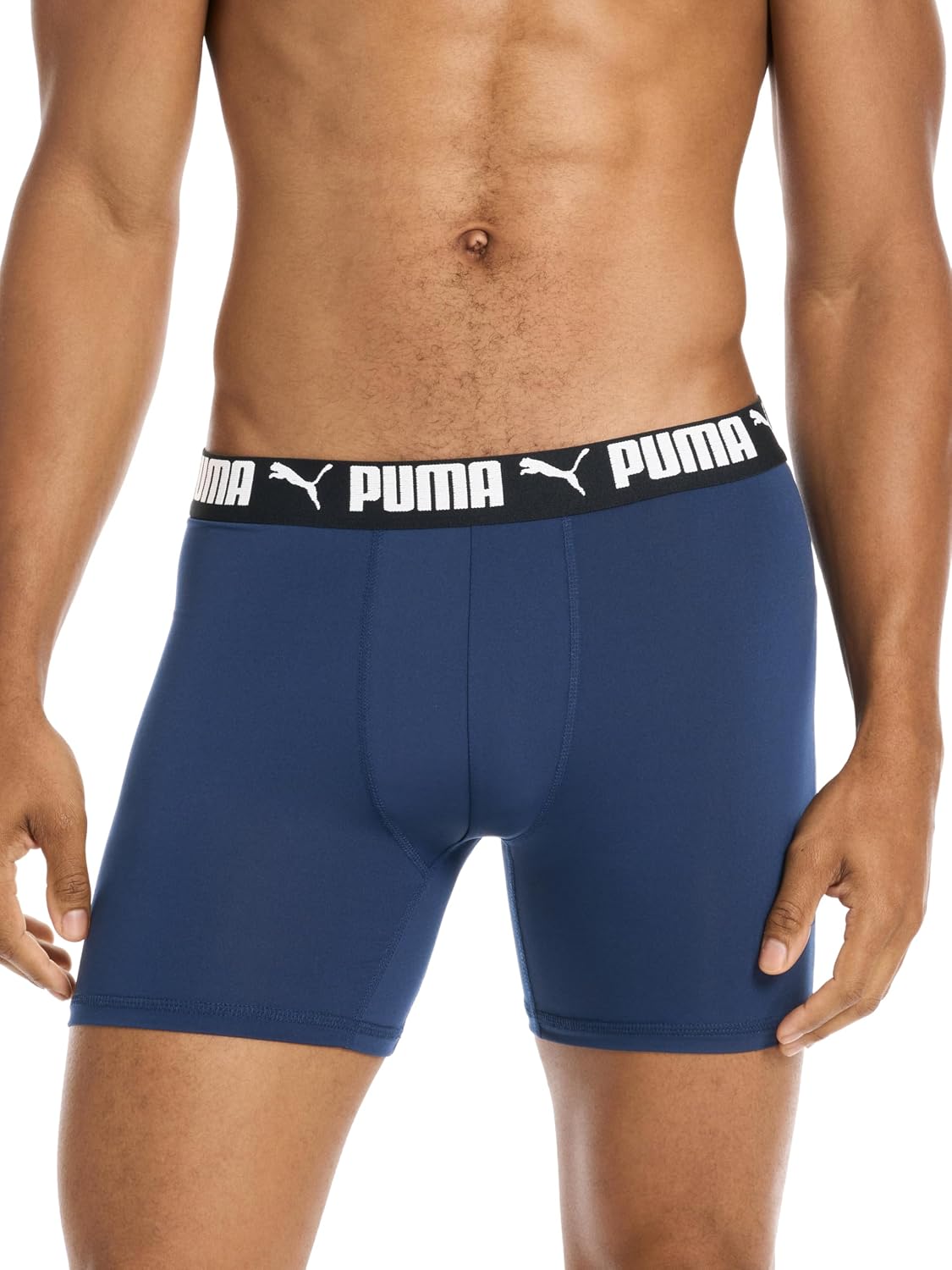 Detalle 2 de PUMA 4 Pack Active Stretch Boxer Briefs pour Homme – Confort et performance