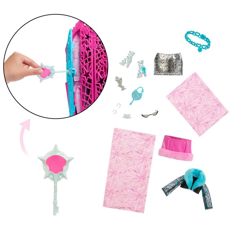 Detalle de Muñeca Monster High Skulltimate Secrets multicolor 32 cm desmontable de Mattel
