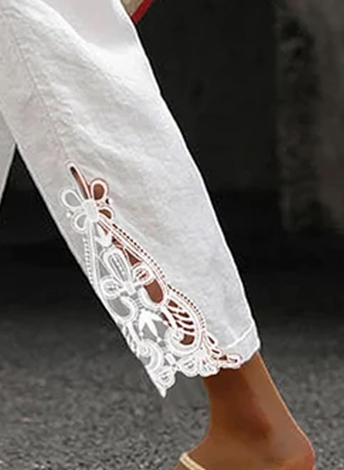 Detalle 1 de Acelitt Women Cotton Drawstring Pants, S-XXL