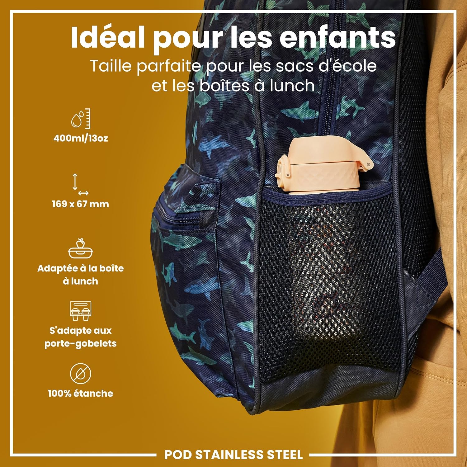Detalle 2 de Ion8 Gourde Enfant 400ml đ„€