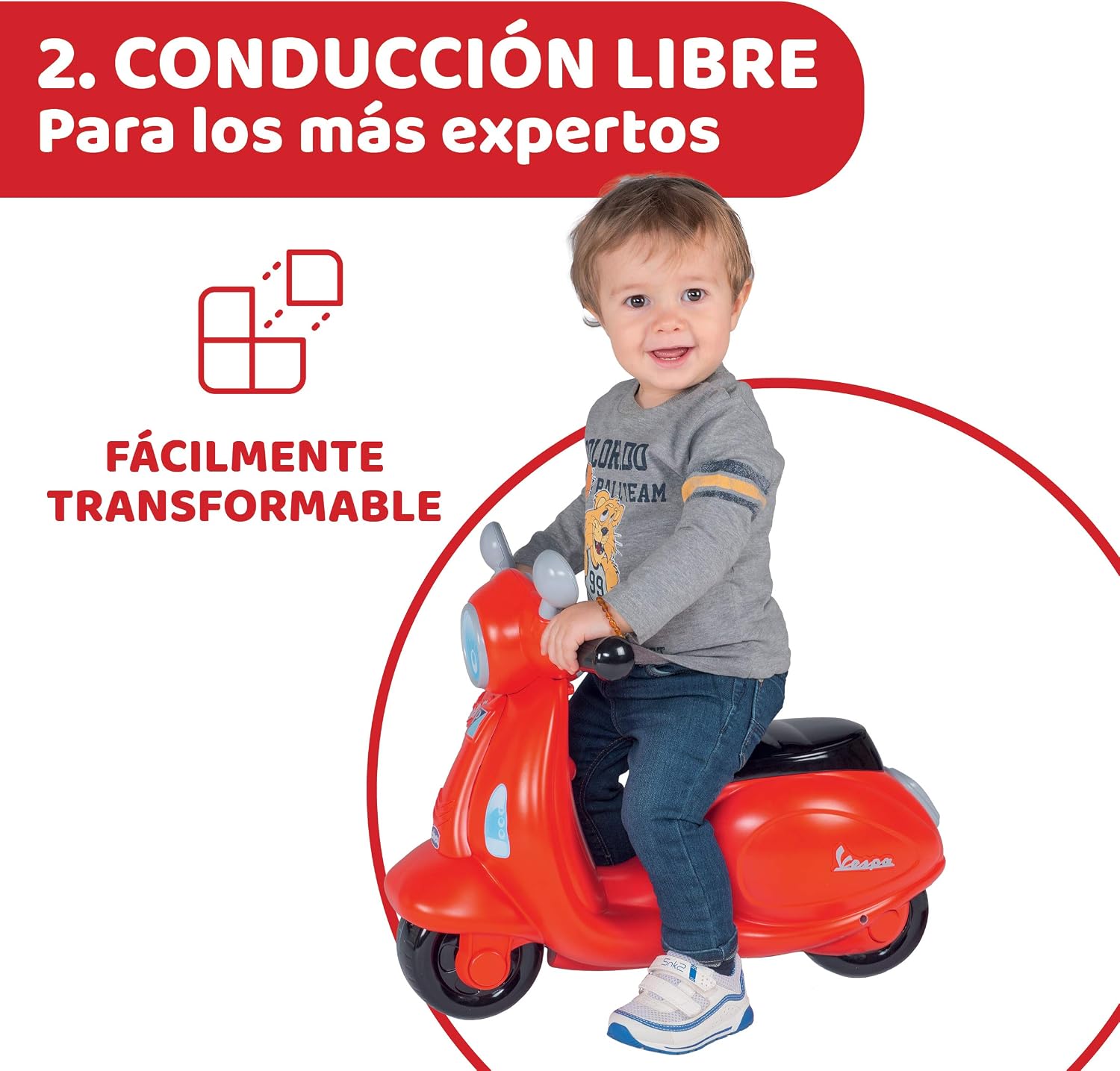 Thumbnail 3 de Chicco Vespa Primavera moto correpasillos