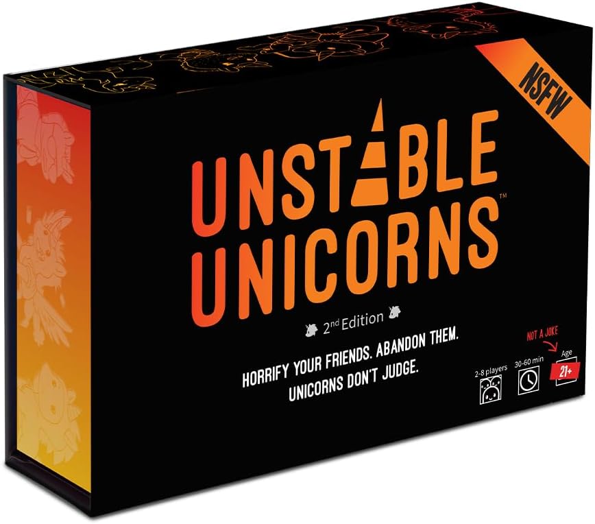 Detalle de Unstable Games Unstable Unicorns 4371-UU-BSG1 – gra karciana NSFW, 135 kart
