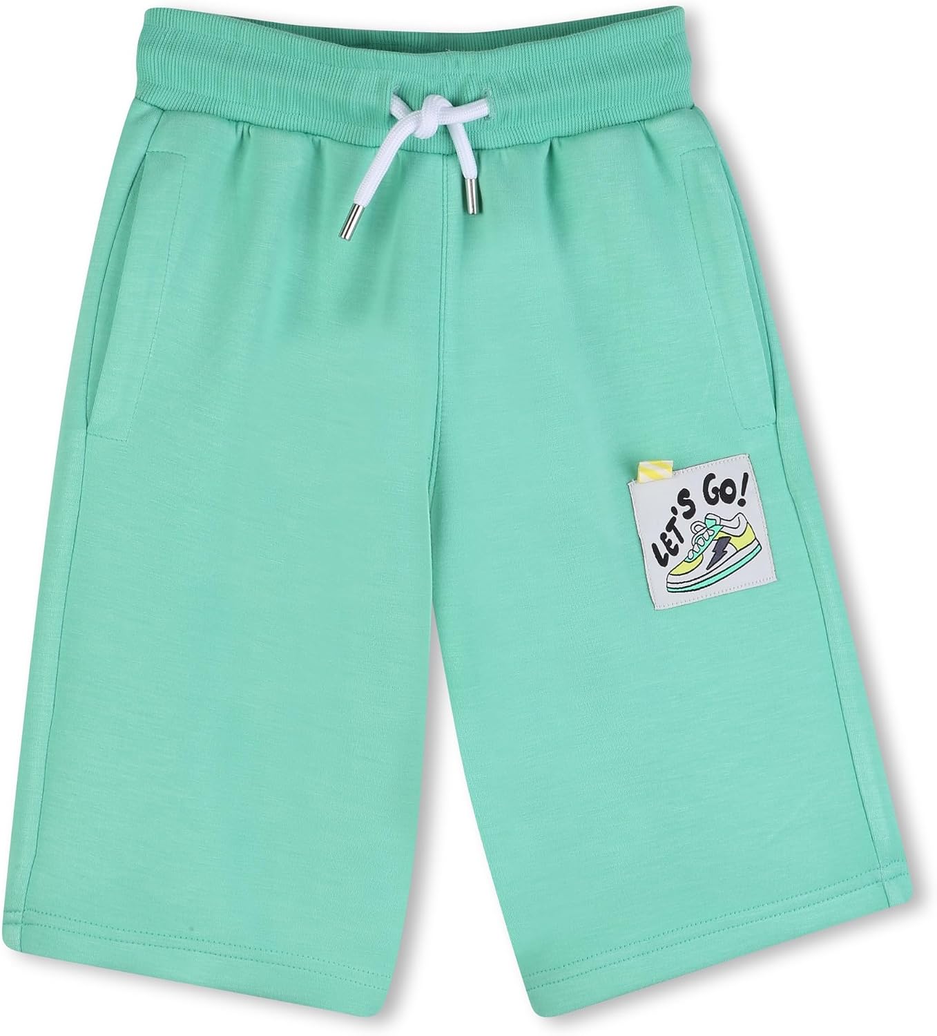 Detalle de Billieblush Bermuda Shorts Boy's, Green — Confort et style en molleton modal