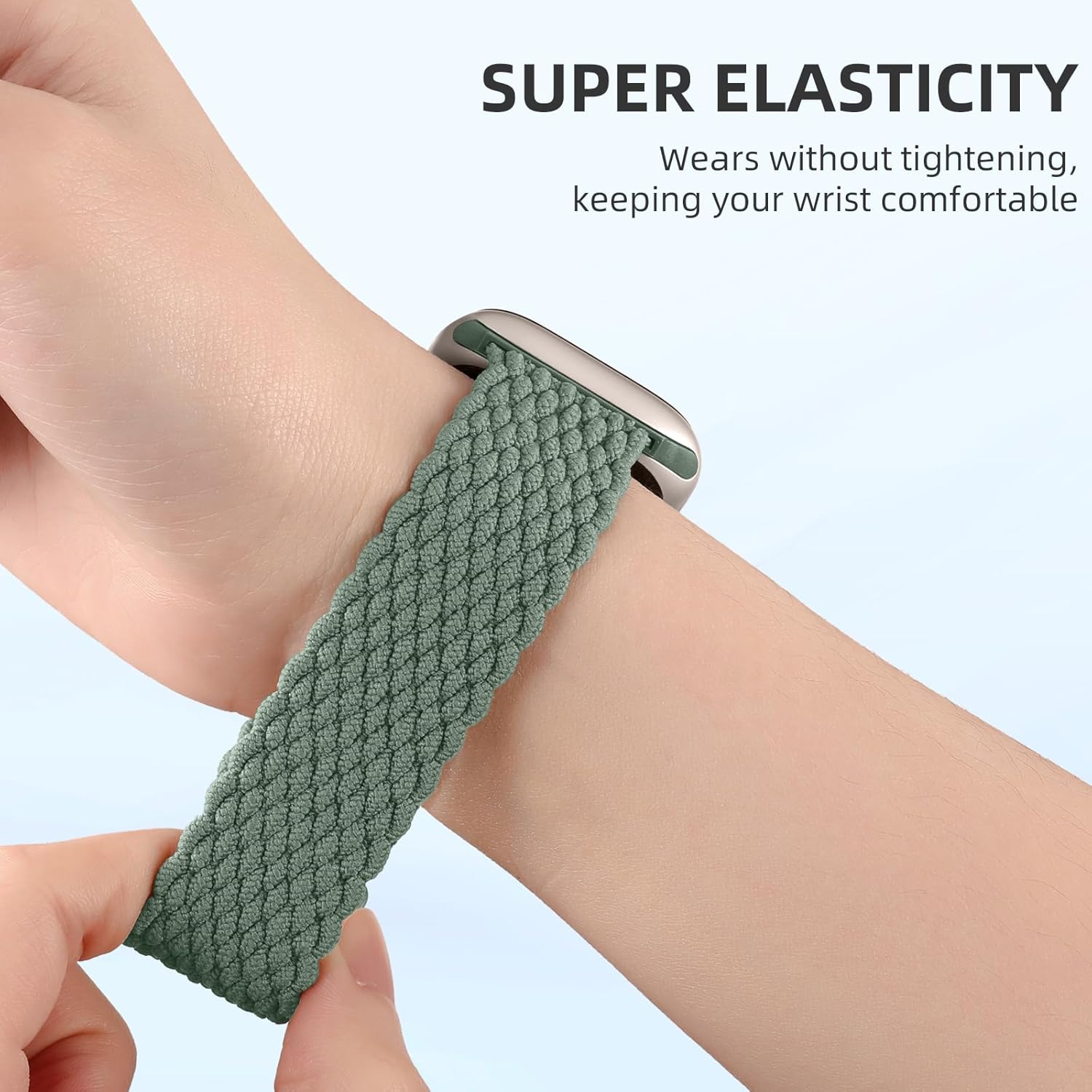 Thumbnail 2 de Maledan Braided Strap magnetic nylon sport band for Apple Watch (41mm–49mm)