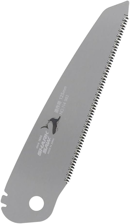 Detalle de TAKAGI シャークソー 4907052114982 折込鋸用替刃 125mm 木材・合板・集成材向け