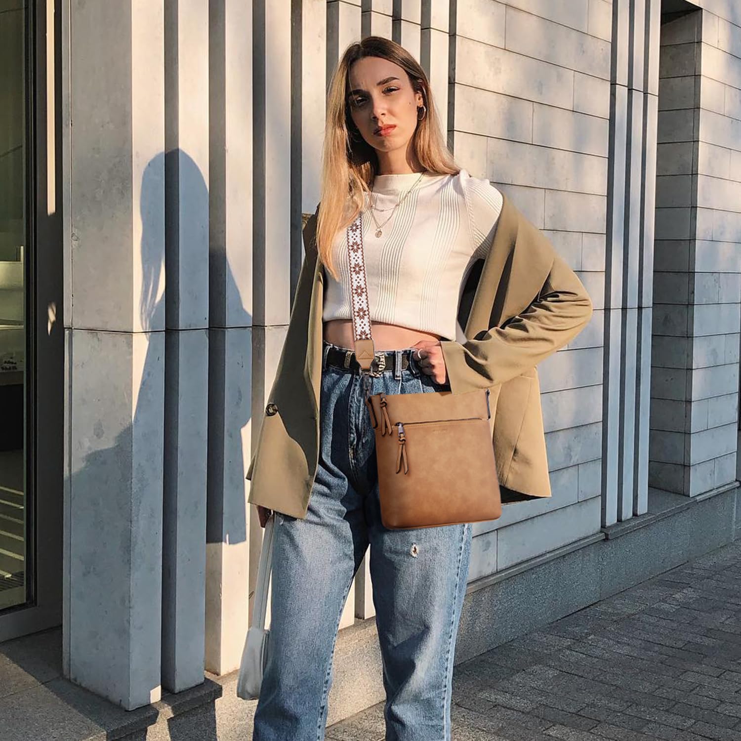 Thumbnail 1 de Roulens Trendy Crossbody Bag 11in