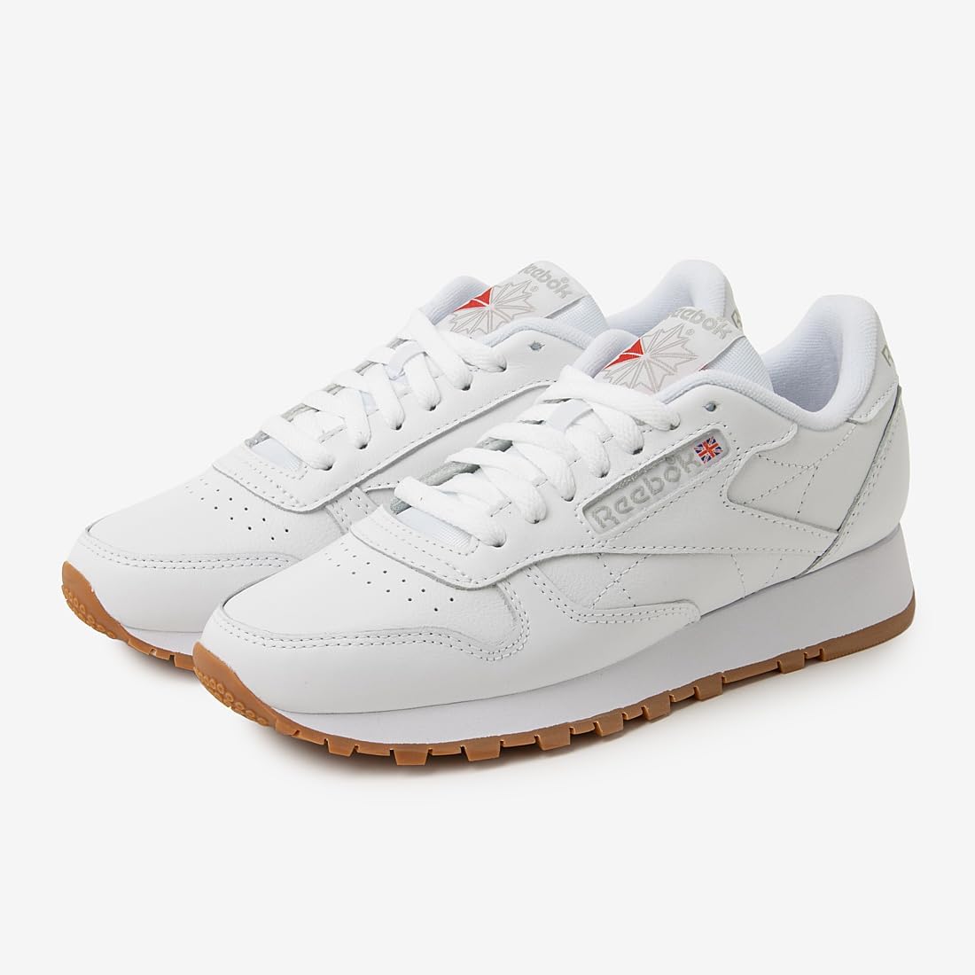 Thumbnail 5 de Reebok Classic Leather Men's Trainers, Intense White/Gum with EVA Midsole