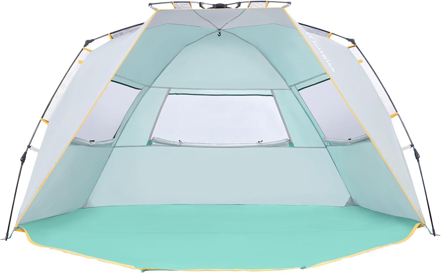 Detalle de Wolfwise Instant Beach Tent Sun Shelter with Zippered Extendable Porch