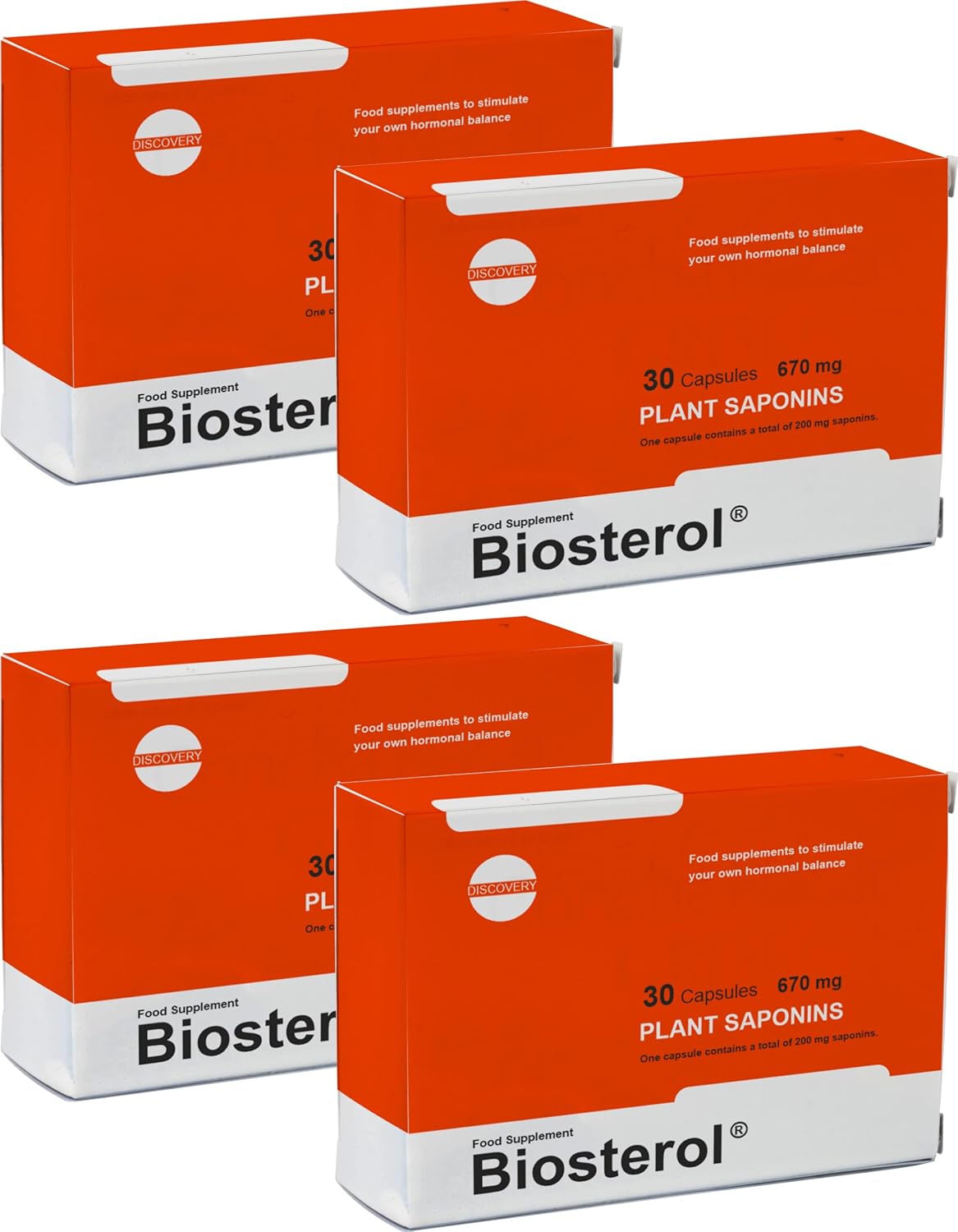 Detalle de Megabol – Biosterol | Vierer-Packung (4x 30 Kapseln) zur natürlichen Unterstützung der Testosteronproduktion