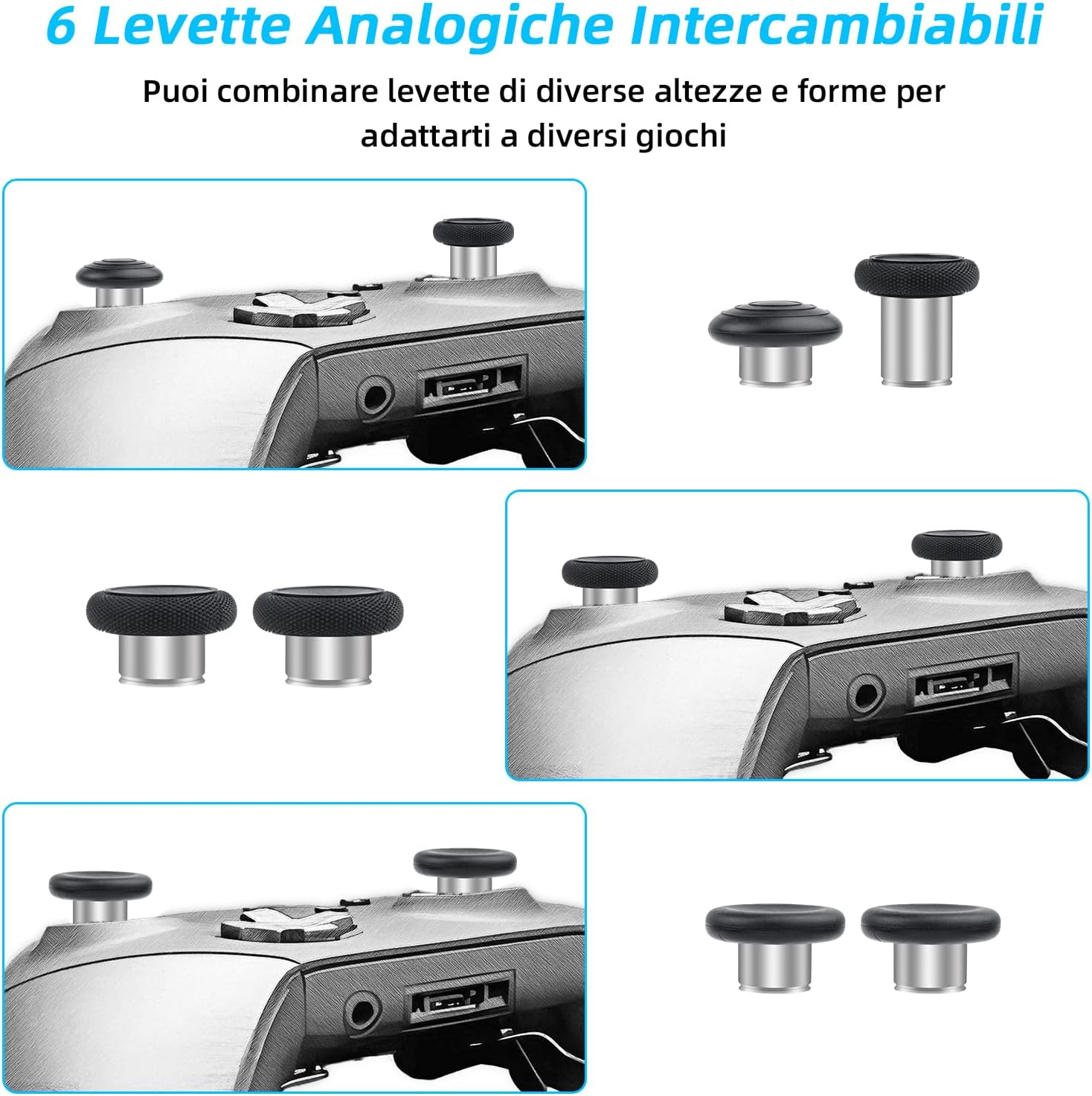 Detalle 2 de Mcbazel Levette analogiche per Xbox Elite Series 2
